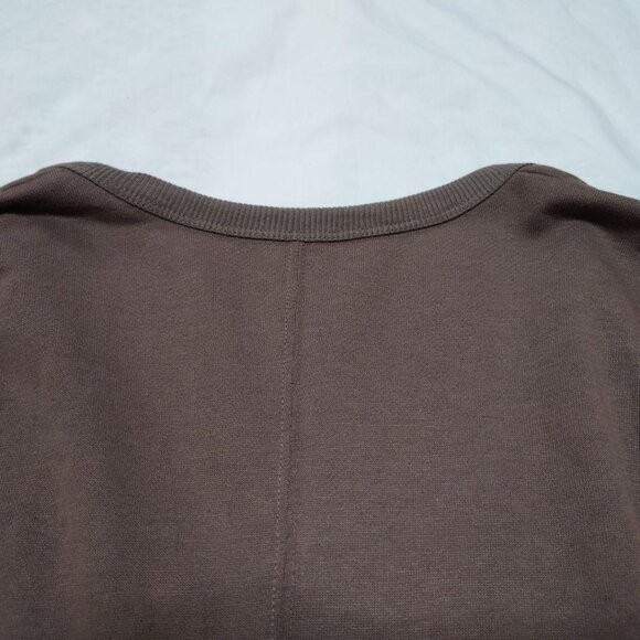Lavod Brown V-neck Poncho Wraps - Picture 3 of 7